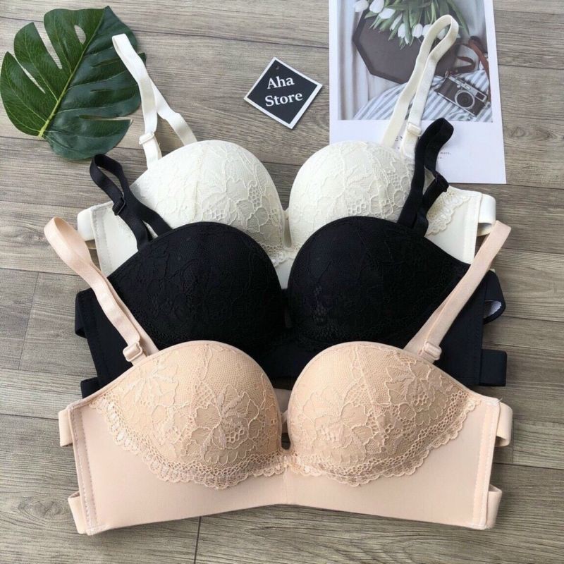 Áo bra cúp ngực viền ren hàng QC