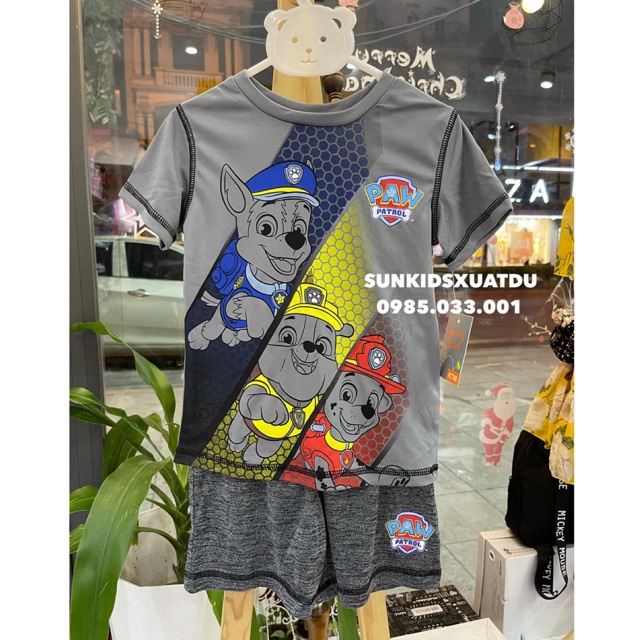 Bộ jumping chó cứu hộ ghi xám