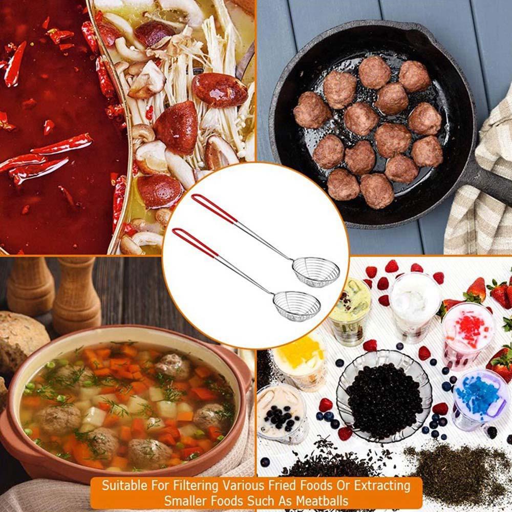 Muỗng Lọc Dầu Bằng Thép Không Gỉ Nhiều Màu Tiện Dụng Cho Nhà Bếp