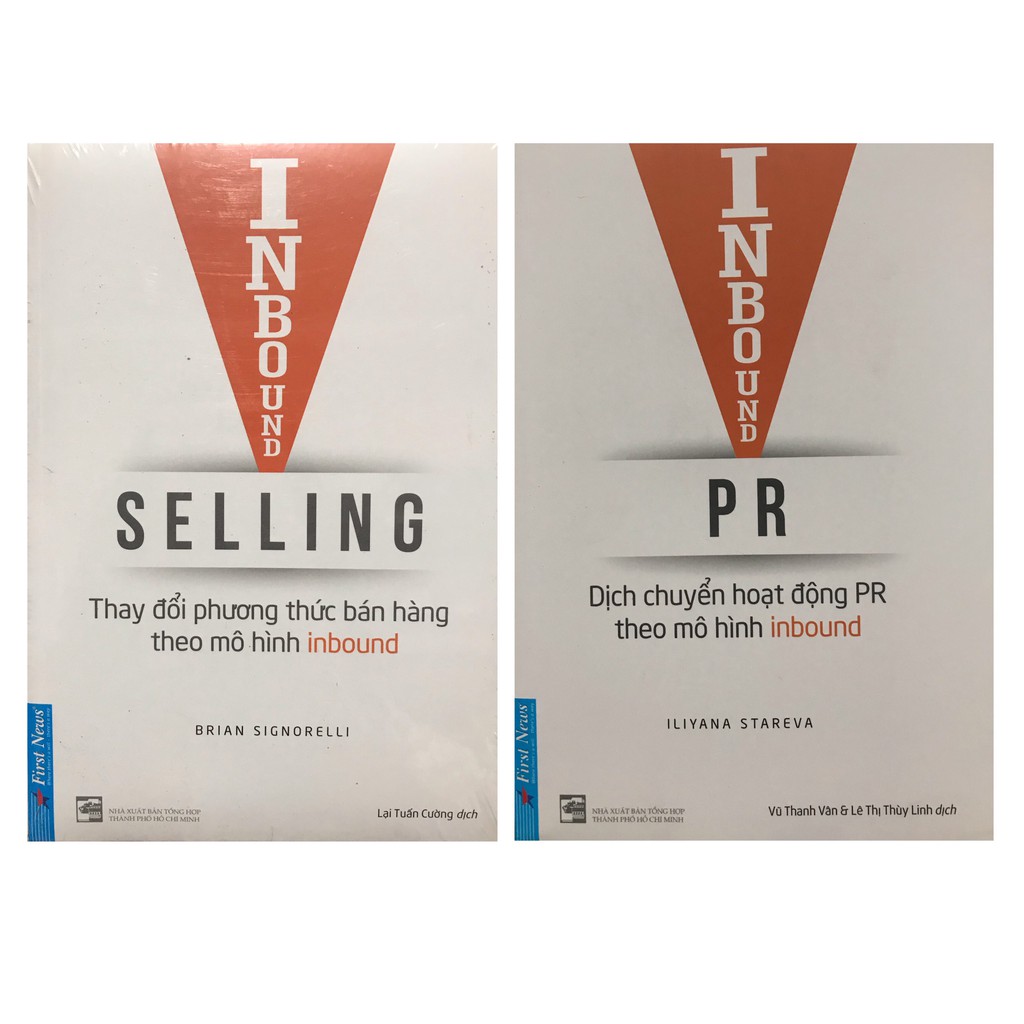 Sách - Combo Inbound Dịch chuyển hoạt động Pr theo mô hình inbound + Thay đổi phương thức bán hàng theo mô hình inbound