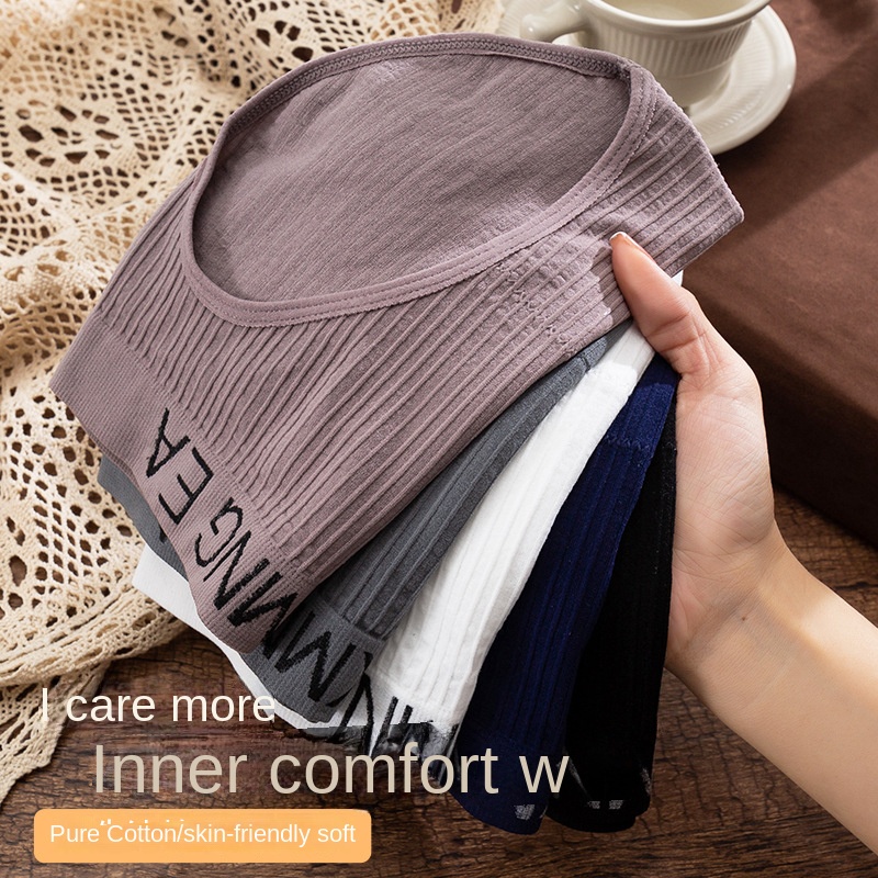 Quần Lót cotton Không Đường May Lưng Vừa Thoáng Khí Thoải Mái Đơn Giản Dành Cho Nữ