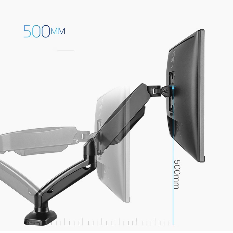 Giá Treo Màn Hình Máy Tính Arm Màn Hình 27inch Lò Xo Khí Nâng Hạ Linh Hoạt Tiện Dụng