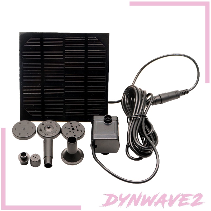 [DYNWAVE2]Solar Fountain with Panel Water Pump Solar Panel Kit Upgrade Solar Pump Kit