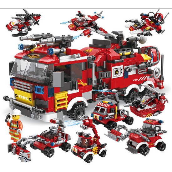 Bộ đồ chơi lego xếp hình cảnh sát, quân đội, lắp ráp xe Swat,giúp bé phát huy tính sáng tạo