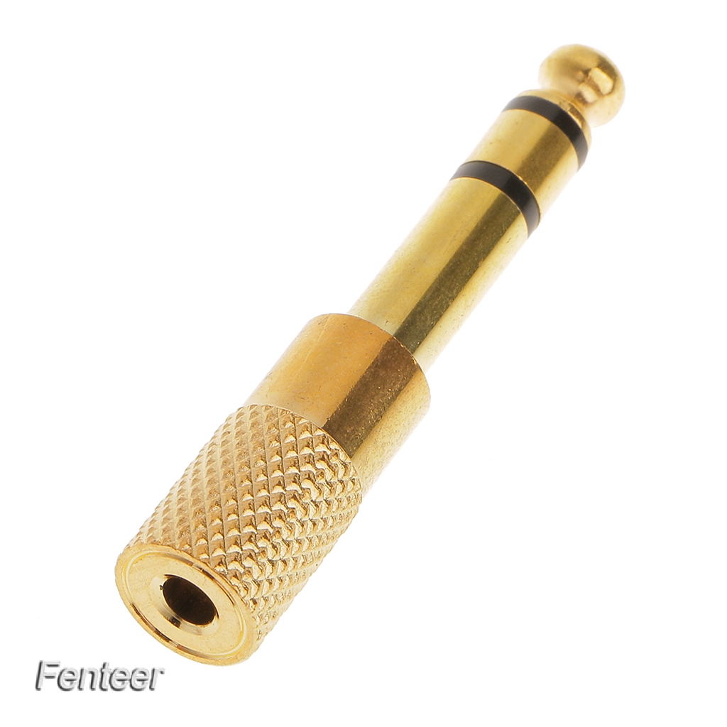 Phích cắm tai nghe âm thanh nổi 6.5mm sang 3.5mm