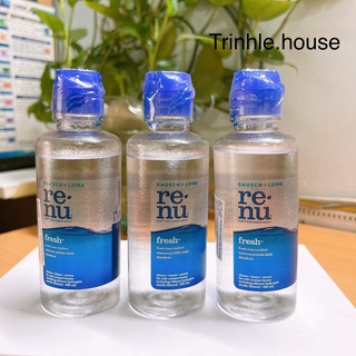 Nước ngâm lens Renu 60ml, 120ml dung dịch rửa kính áp tròng tiện mang theo du lịch- Date 2/2025