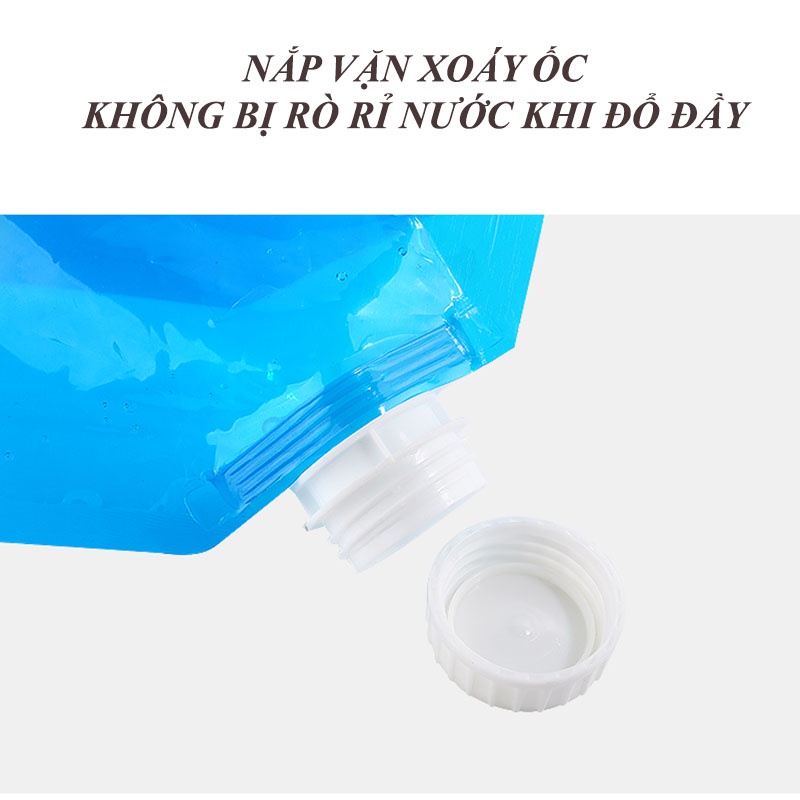 Túi đựng nước 5/10L gấp gọn được tiện dụng cho dã ngoại