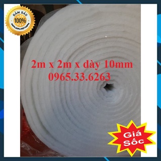 4 mét vuông bông lọc nước bể cá, bông lọc bụi, lọc khí dày 10mm. Bông lọc bể cá, hồ cá, bể thủy sinh