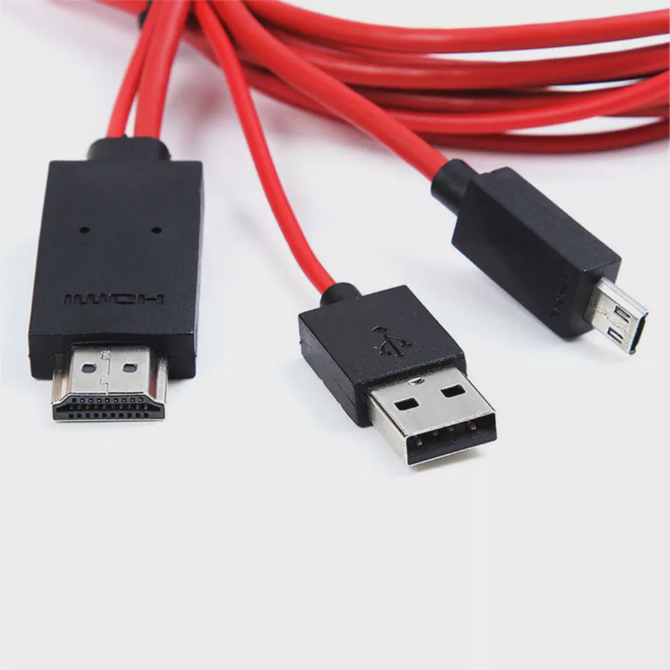 Cáp Sạc Hdmi 1080p Micro Usb Mhl (11pin) Cho Samsung Galaxy S4 S3 I9300