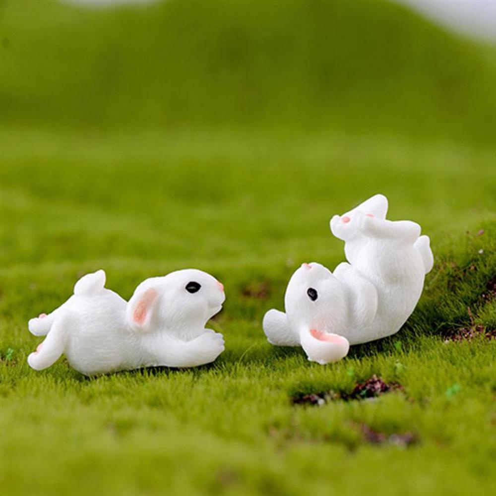 Mô Hình Chú Thỏ Mini Trang Trí Sân Vườn
