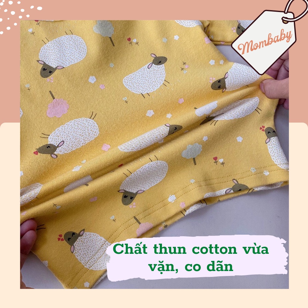 🌬BỘ DÀI COTTON HOẠ TIẾT THU ĐÔNG CHO BÉ TRAI, BÉ GÁI HÃNG AMBBKIDS