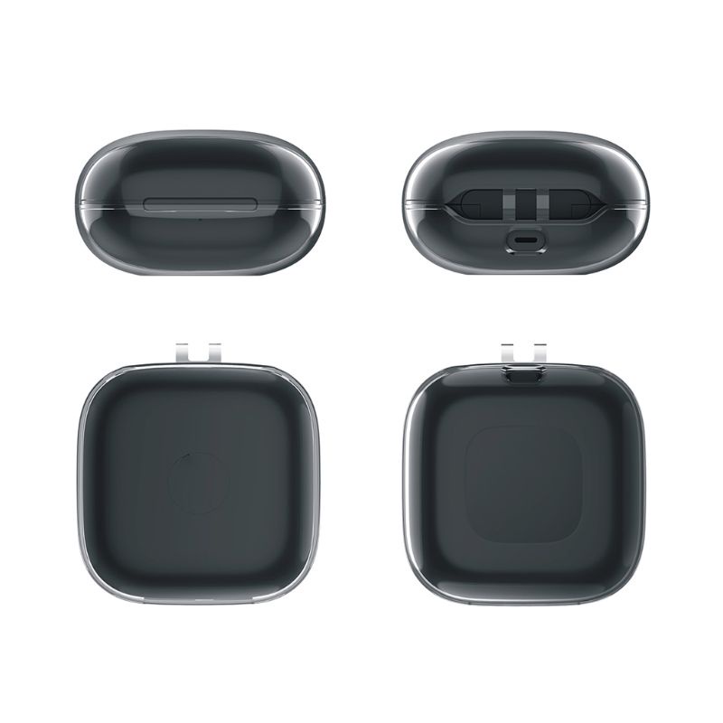 Vỏ Bảo Vệ Hộp Sạc Tai Nghe Bluetooth Powerbe Pro Bằng TPU Trong Suốt