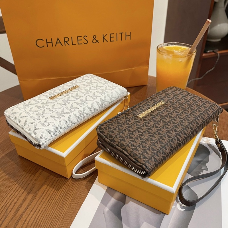 Ví dài cầm tay da trơn họa tiết sang trọng hàng nhập Quảng châu VDNK01 ( kèm hộp )