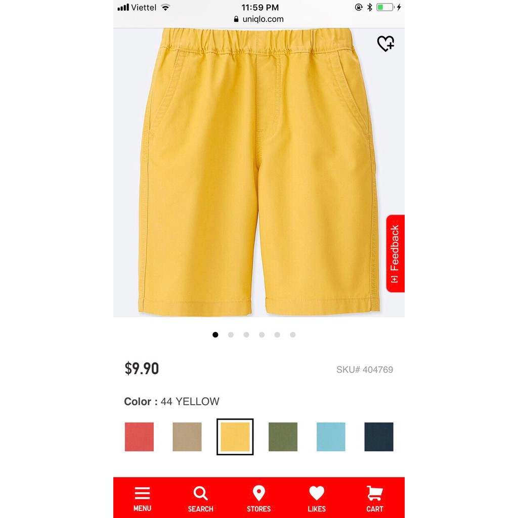 Quần kaki bé trai Uniqlo size 2-12