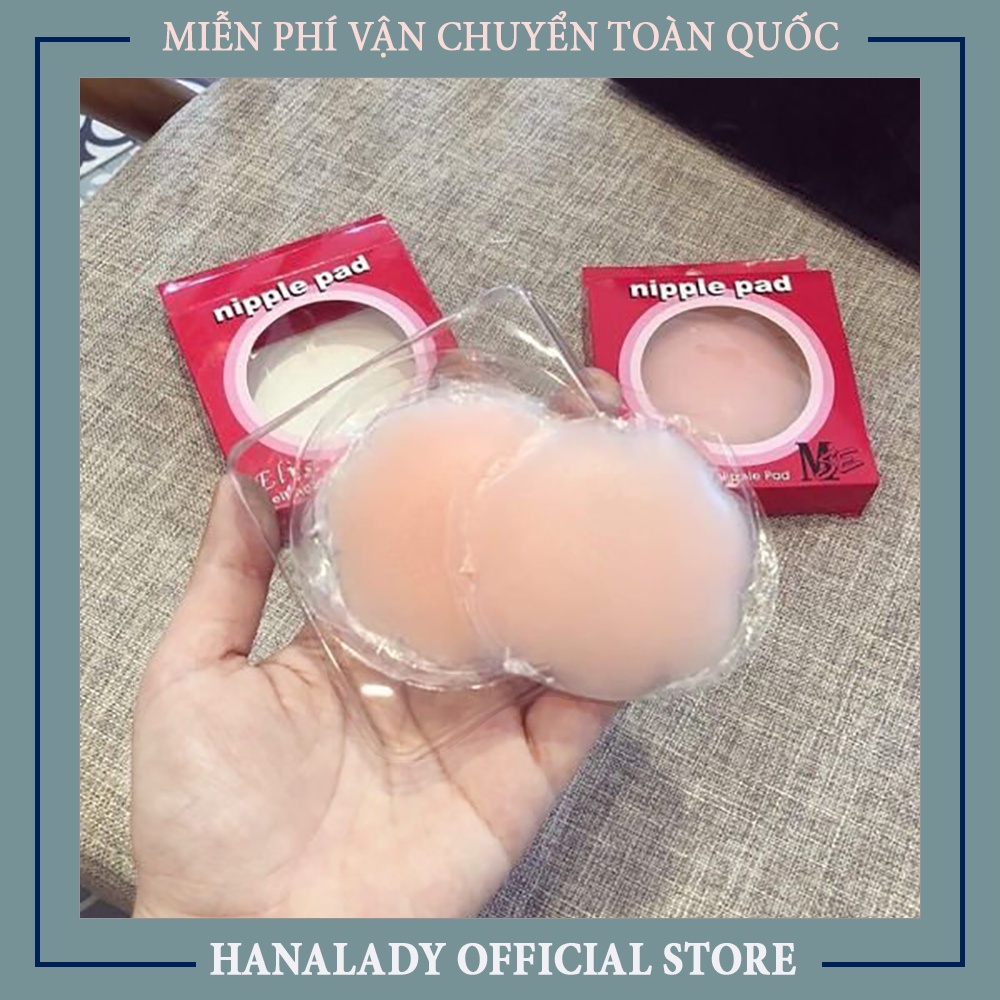 Miếng dán ngực nhũ hoa cao cấp, một cặp dán ti tàn hình hình hoa hộp hồng cao cấp D018