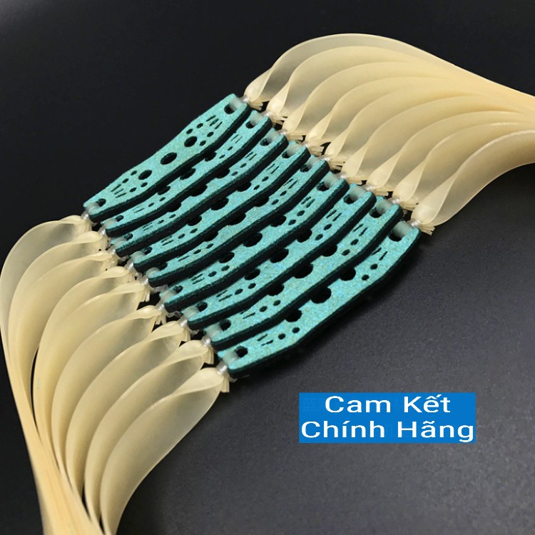 5 Thun ná cao su, Dây ná cao su màu trắng, thun ná chính hãng màu trắng precise 0.65mm độ chính xác cao, siêu bền V2