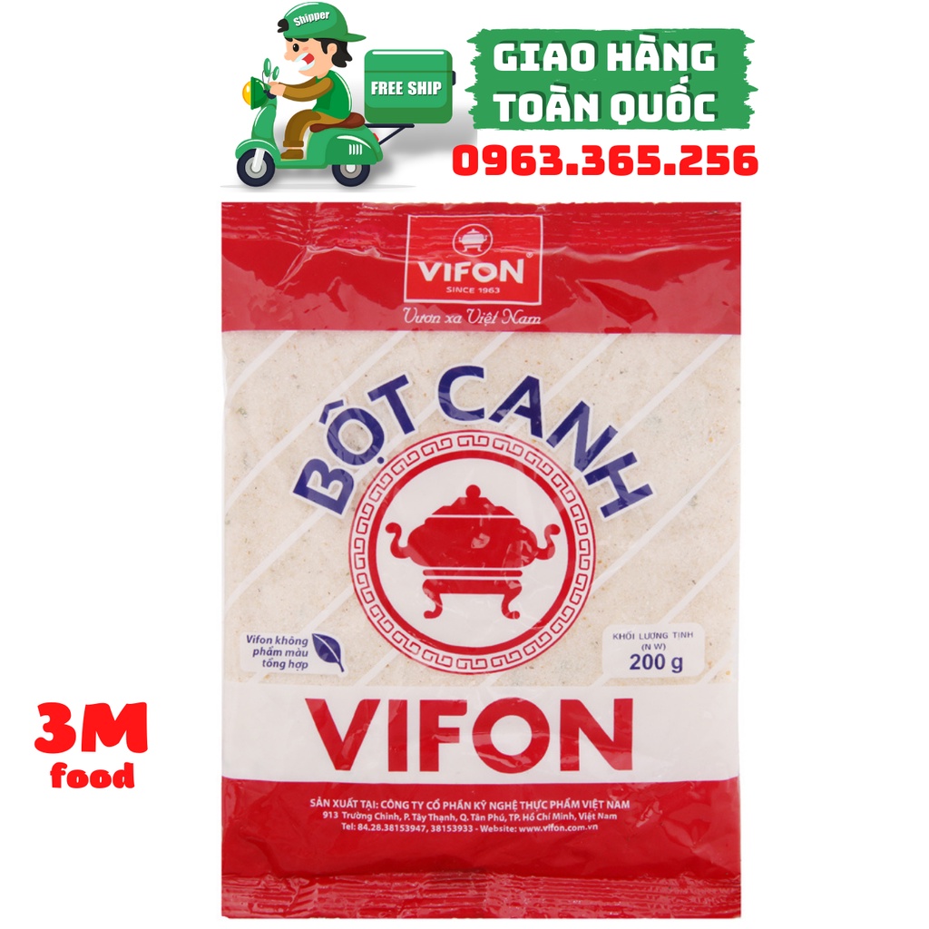 Bột canh VIFON 200g, gia vị chính hãng - 3M FOOD NL ( Hỗ trợ Hỏa Tốc tại Hà Nội )