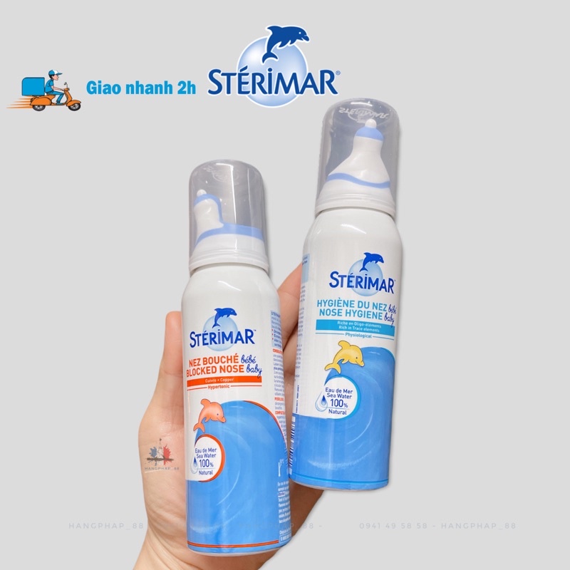Xịt muối cá heo Sterimar Pháp