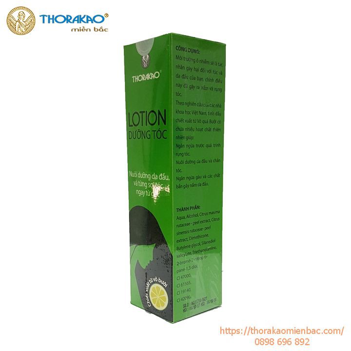 Lotion dưỡng tóc tinh dầu bưởi kích thích mọc tóc Thorakao 150ml | BigBuy360 - bigbuy360.vn