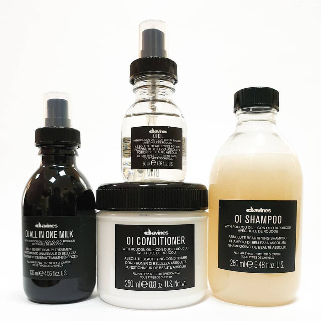 Dầu gội xả suôn mượt DAVINES OI Absolute beautifying 280ml-250ml
