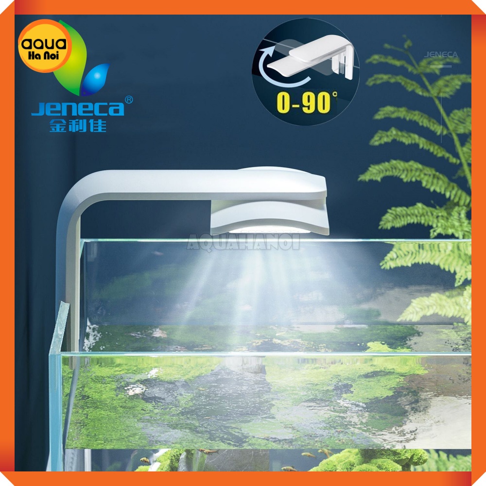 Đèn LED Jeneca D9/D11/D13 siêu sáng - Xoay góc 90 độ linh hoạt - cho hồ cá cảnh thủy sinh kích thước 20-60cm