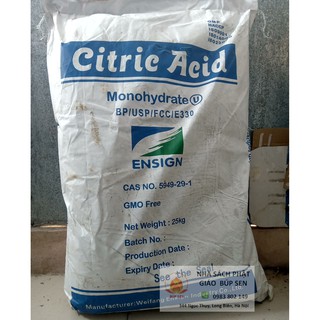 Bột chanh (Axit chanh - Axit citric C6H8O7) 200g / 500g [HÀNG CÓ SẴN]