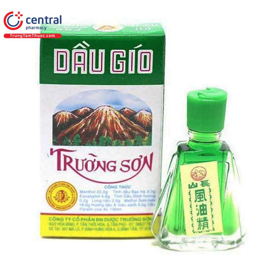 Dầu gió xanh Trường Sơn lọ 2,5ml, dầu gió xanh xoa bóp giảm đau nhức