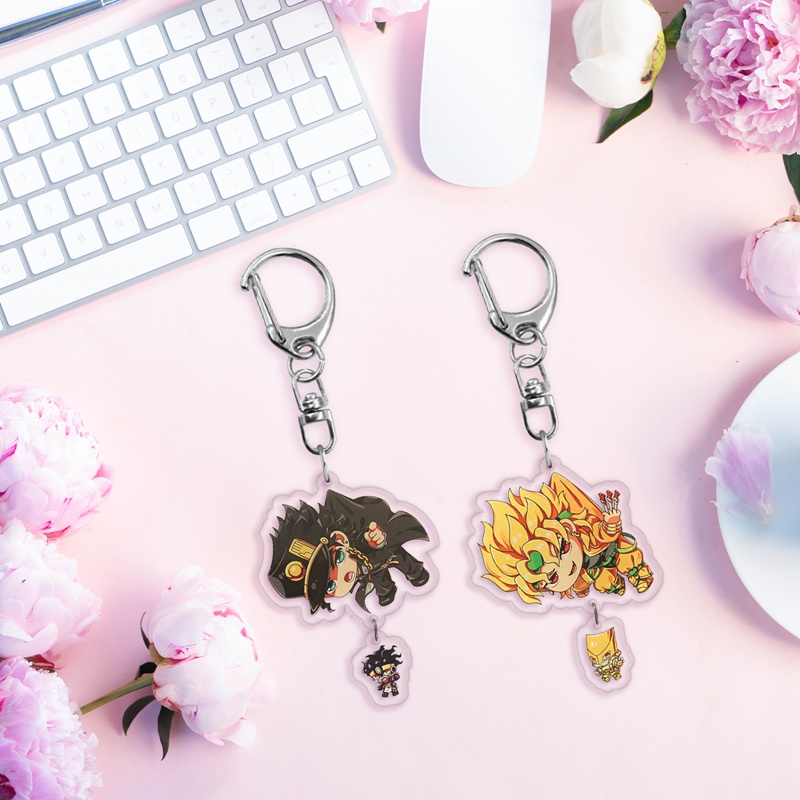 Móc chìa khóa hình các nhân vật trong phim hoạt hình Jojo Bizarre Adventure dễ thương bắt mắt