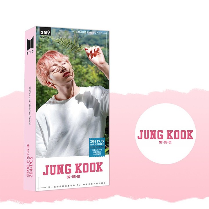 Postcard thành viên BTS JIN JIMIN V JUNGKOOK SUGA JIN RM hộp ảnh bộ ảnh có ảnh dán sticker lomo bưu thiếp | BigBuy360 - bigbuy360.vn