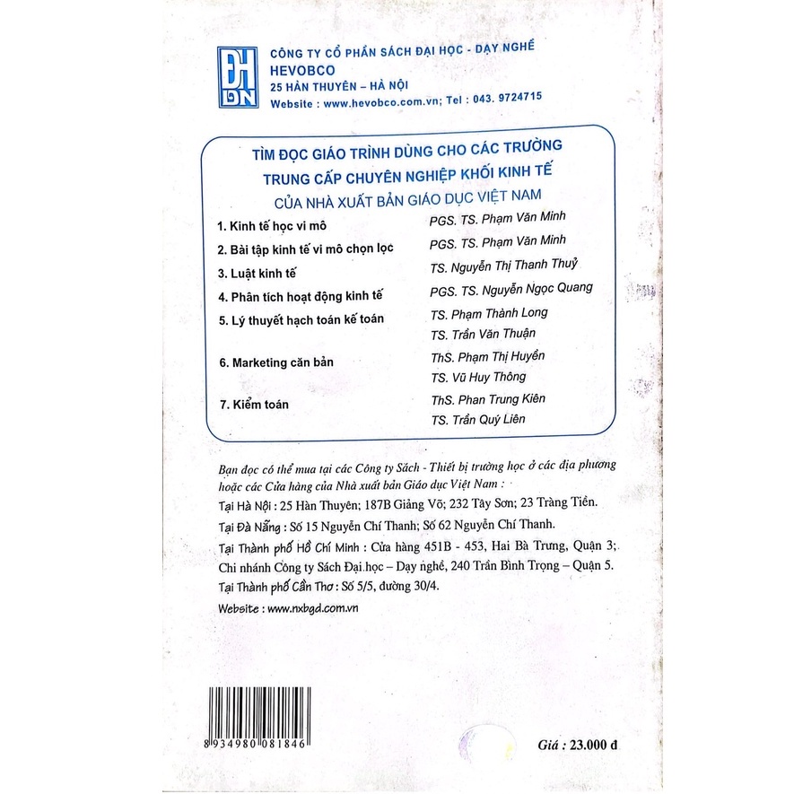 Sách - Hướng Dẫn Thực Hành Kinh Tế Học Vi Mô.