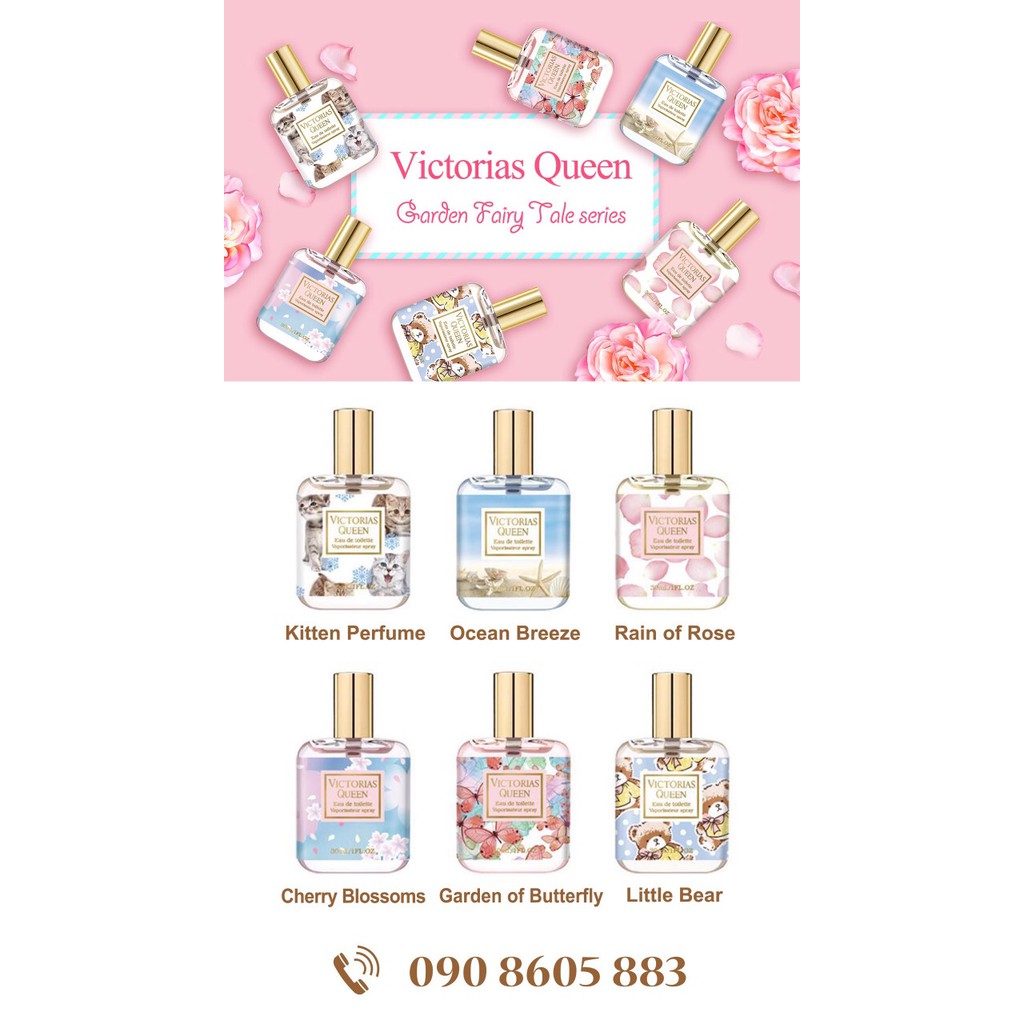 Nước Hoa Victorias Queen - hàng nội địa Trung 30ml! Hương Thơm Nhẹ Nhàng Quyến Rũ