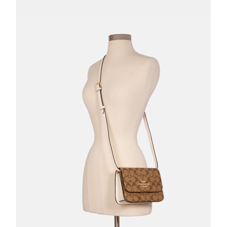 Coach Mini Brynn Crossbody In Signature Canvas-hàng chính hãng