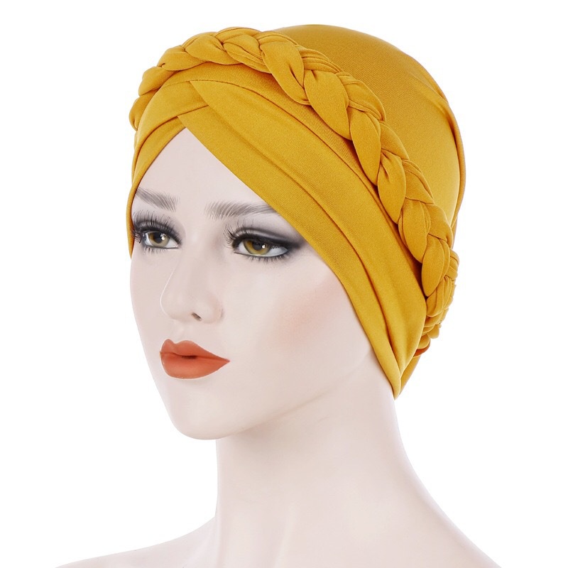 Mũ Hajab Màu Trơn Mới Dành Cho Phụ Nữ Hồi Giáo