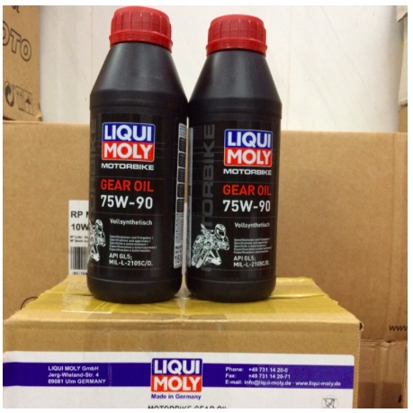 Nhớt Láp Liqui Moly Motorbike Gear Oil 75W-90 chai 500ml mã 1516