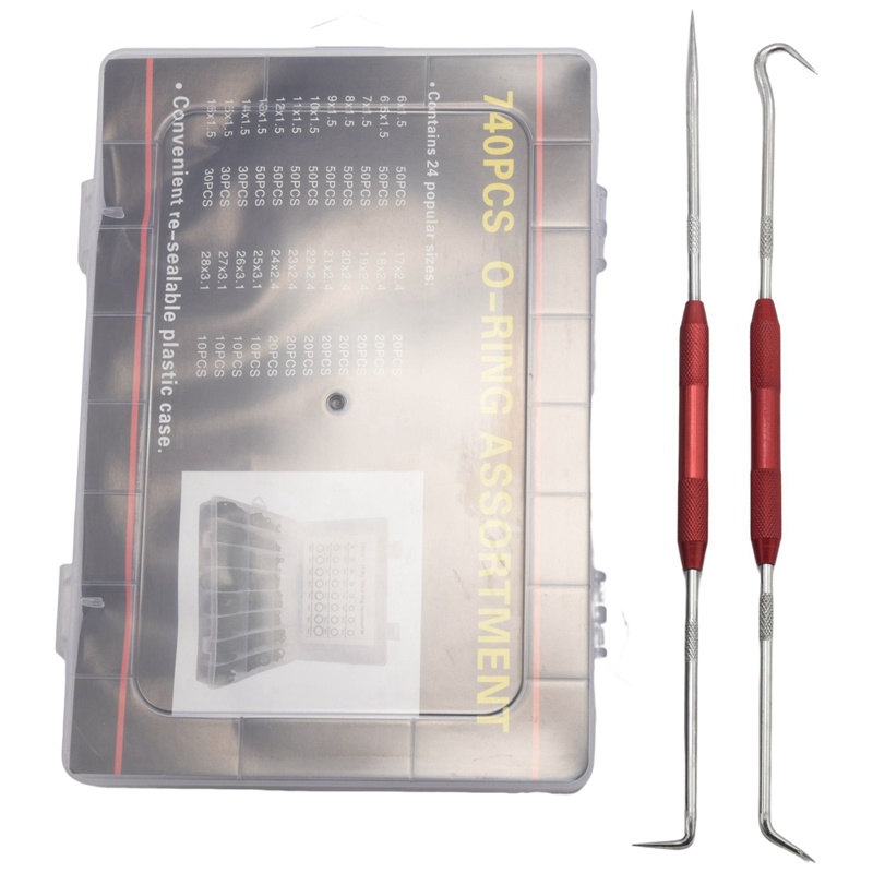 Bộ Vòng Đệm Cao Su Nitrile Hình Chữ O Kèm Móc Chống Dầu