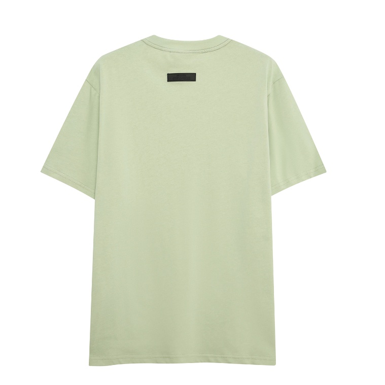 Áo Thun Cotton Ngắn Tay In Chữ flocked Thời Trang Unisex