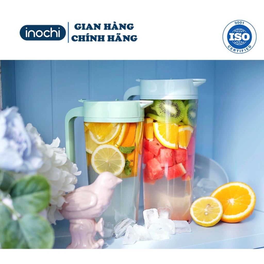 Bình nước cao cấp Biwa 1.6L nhựa AS nguyên sinh an toàn, dễ vệ sinh - Giao màu ngẫu nhiên