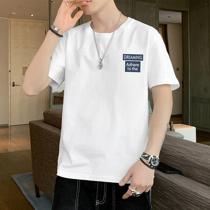 Áo Thun Nam Cổ Tròn Tay Ngắn Mùa Hè Size M-4Xl