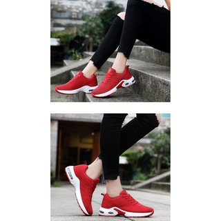 Giày sneaker nữ đế hơi Red 2018
