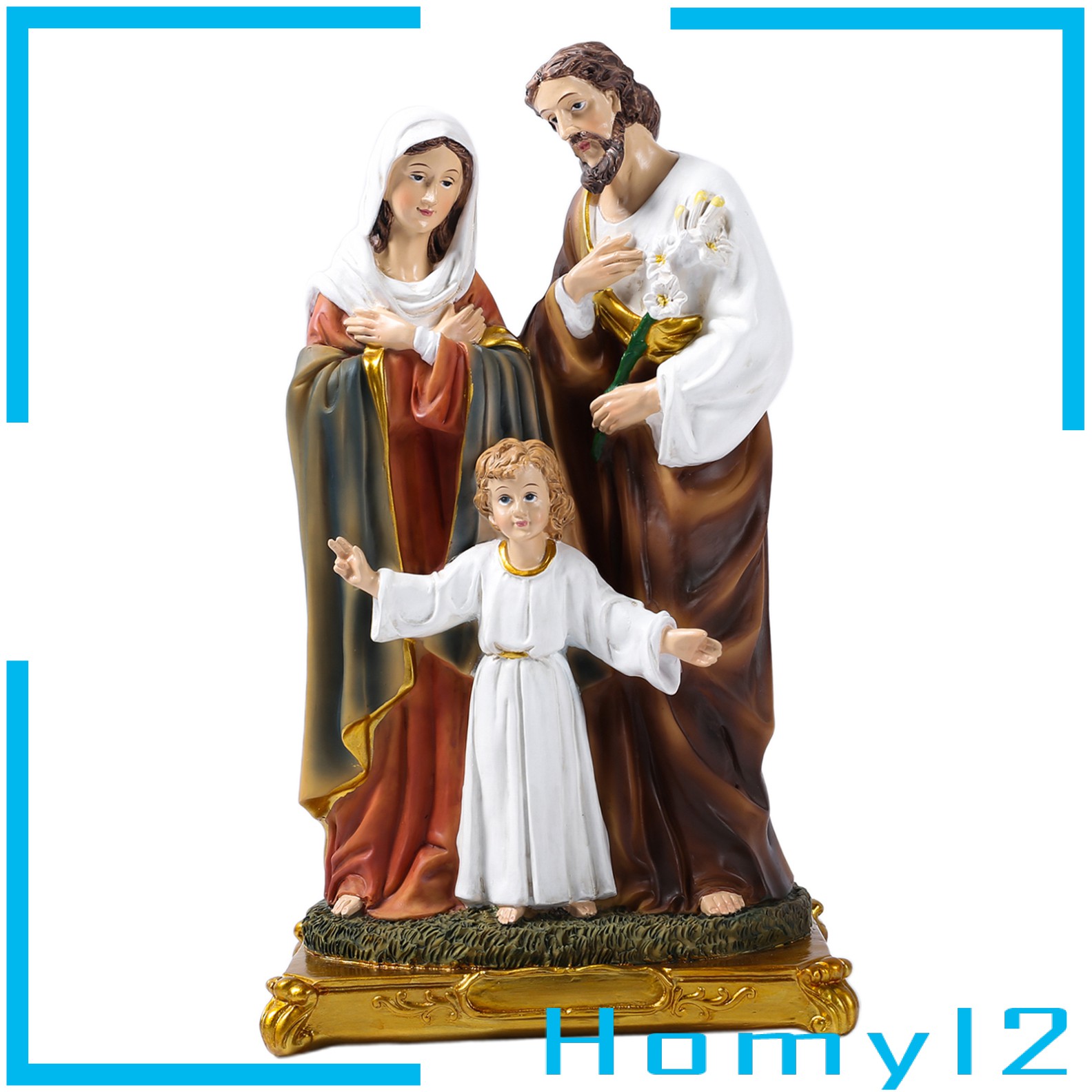 Set 2 Mô Hình Tượng Chúa Jesus Mary Joseph