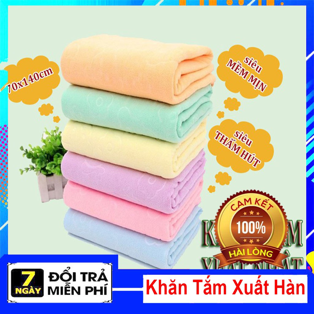 Khăn Tắm Đa Năng xuất Nhật siêu mềm khổ lớn 70x140cm (KN1m4)