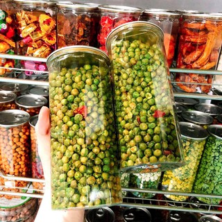 Đậu hà lan rang tỏi ớt cực giòn siêu ngon hộp pet 450g