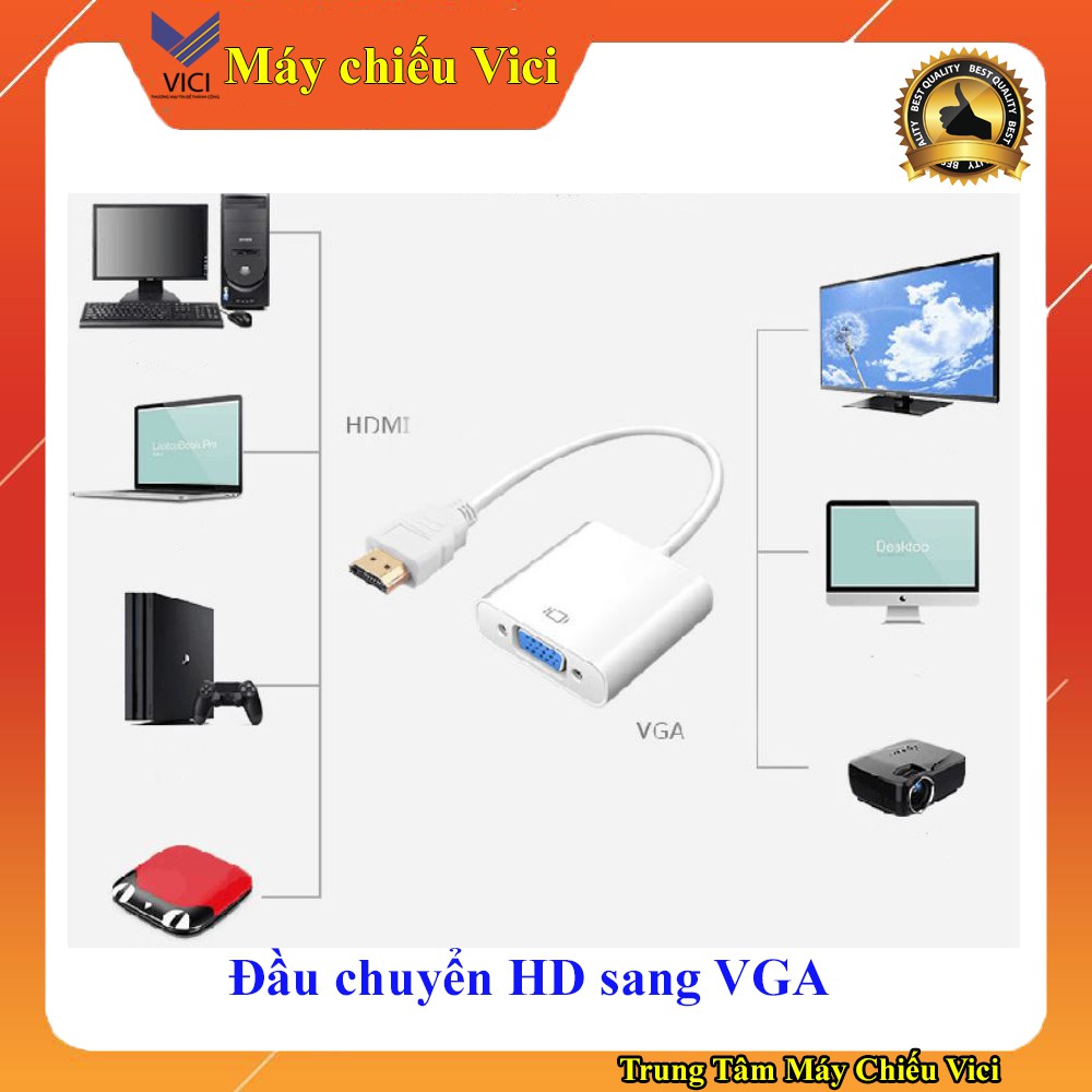 Cáp chuyển đổi tín hiệu HDMI sang VGA