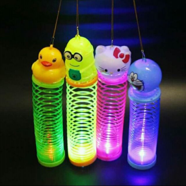 Lòng đèn lo xo đèn Led kèm pin