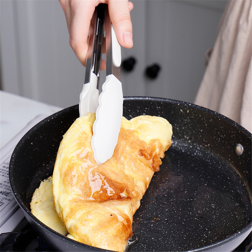 Bộ Dụng Cụ Nấu Ăn Bằng Silicone Cán Gỗ Chống Dính Đa Năng