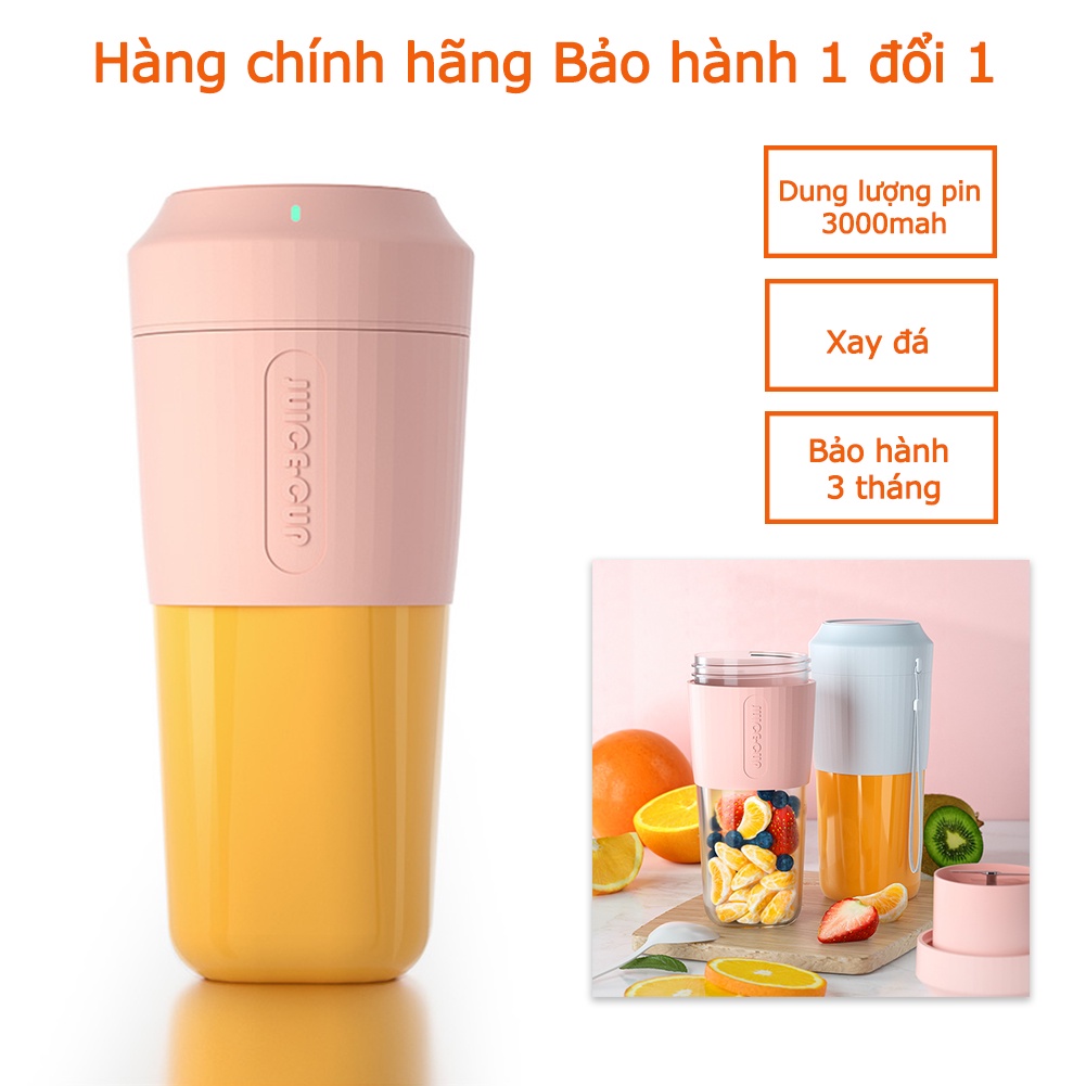 [Mã ELHA22 giảm 5% đơn 300K] Máy xay sinh tố cầm tay mini, cốc xay sinh tố đa năng JUICER CUP 500ml pin 3000mAH