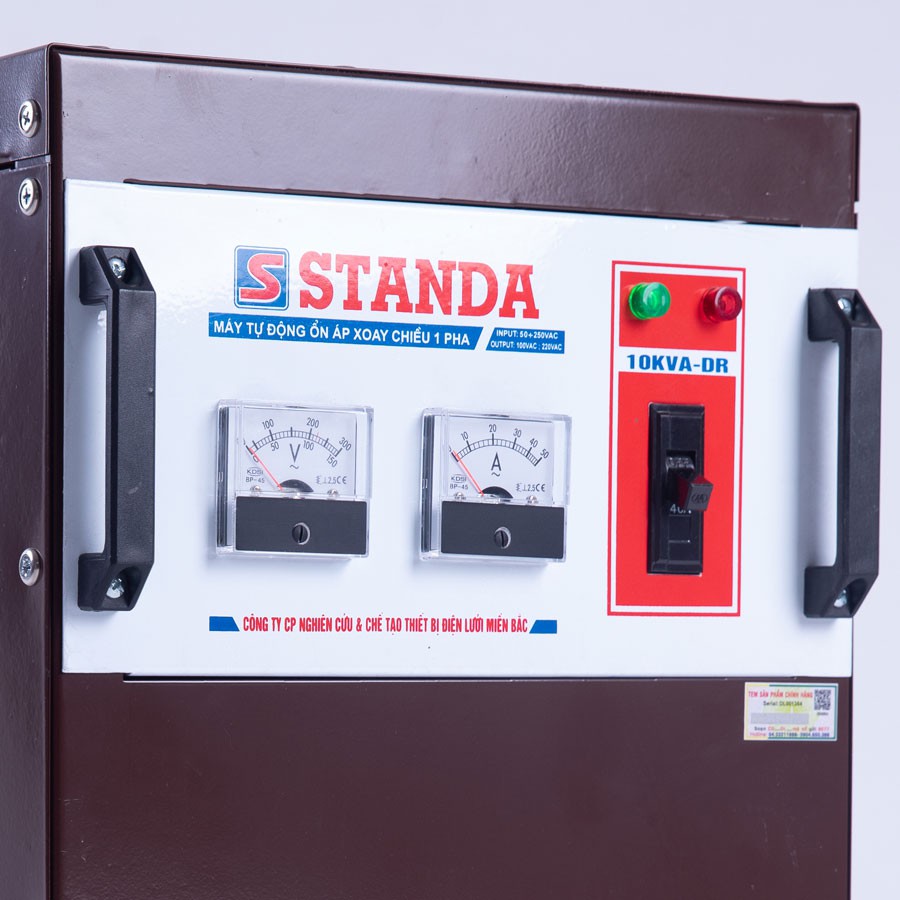 ỔN ÁP STANDA 10KVA GIẢI 50V-90V LÕI ĐỒNG 100% [HÀNG CHÍNH HÃNG]