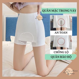 Quần Đùi Mặc Trong Váy An Toàn Thiết Kế Hai Lớp Co Giãn Thời Trang Cho Nữ 1199