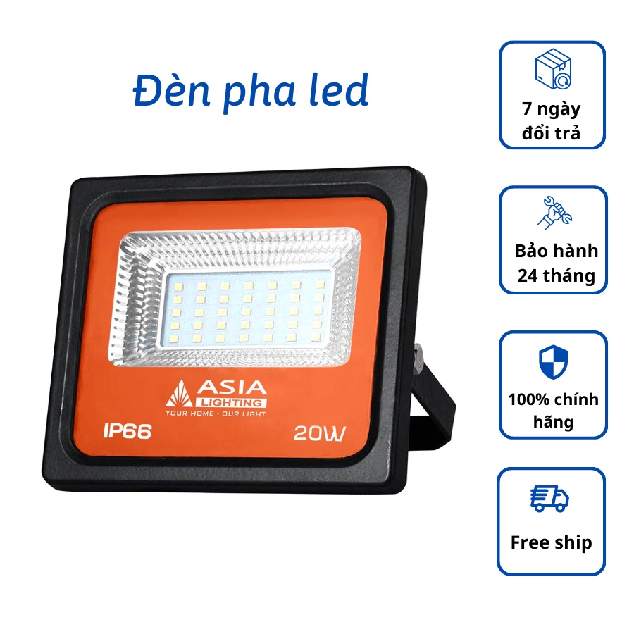 Đèn pha led ASIA Lighting chip SMD IP66 10w,20w,30w,50w