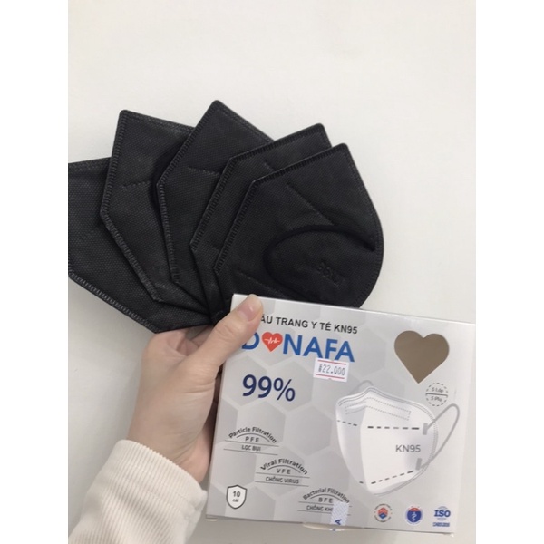 Khẩu Trang Y Tế KN95 DANAFA chống khuẩn 99% 5 Lớp